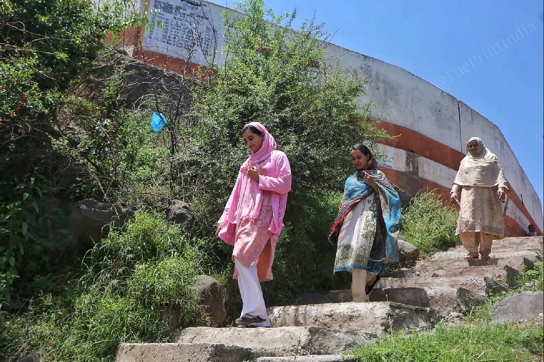 Women after casting their votes in Uroosa village in Uri | Praveen Jain | ThePrint