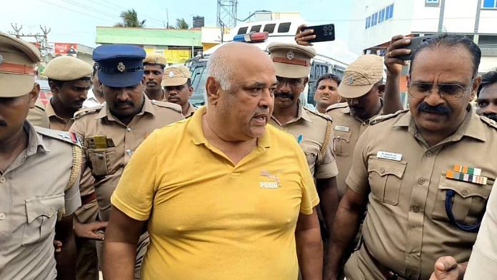 Rajesh Das after his arrest Friday | By special arrangement