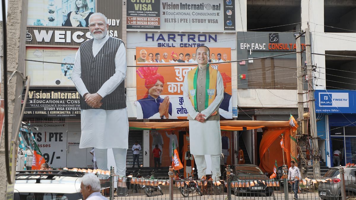 Modi-Jindal hoardings in Kurukshetra | Danishmand Khan | ThePrint
