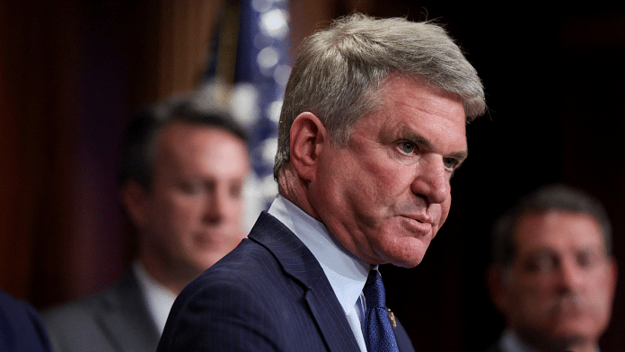 Republican chair of the House Foreign Affairs Committee, Michael McCaul | File photo | Credit: Reuters