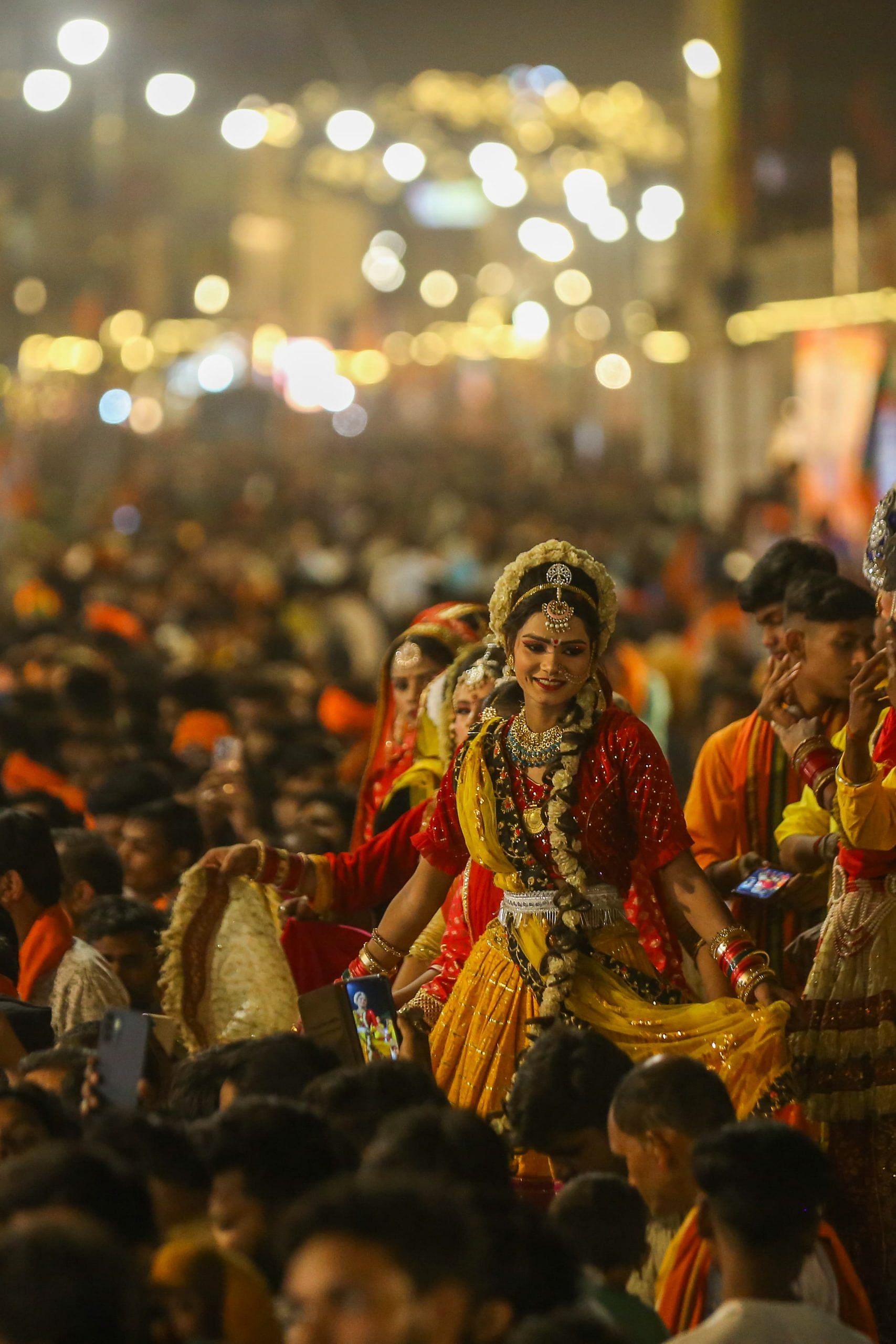 Dancers perform at the roadshow | Suraj Singh Bisht | ThePrint