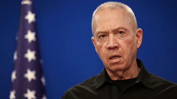 Israeli Defense Minister Yoav Gallant | File Photo | Reuters/Violeta Santos Moura