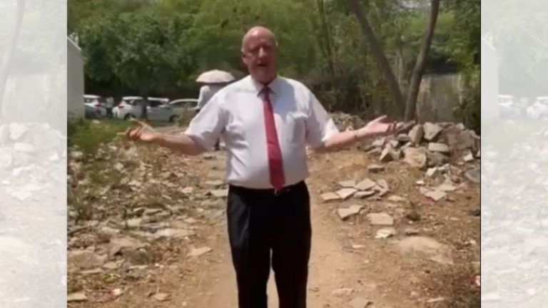 NDMC cleans up service lane after Danish ambassador’s ‘great, green, and trashy New Delhi’ post