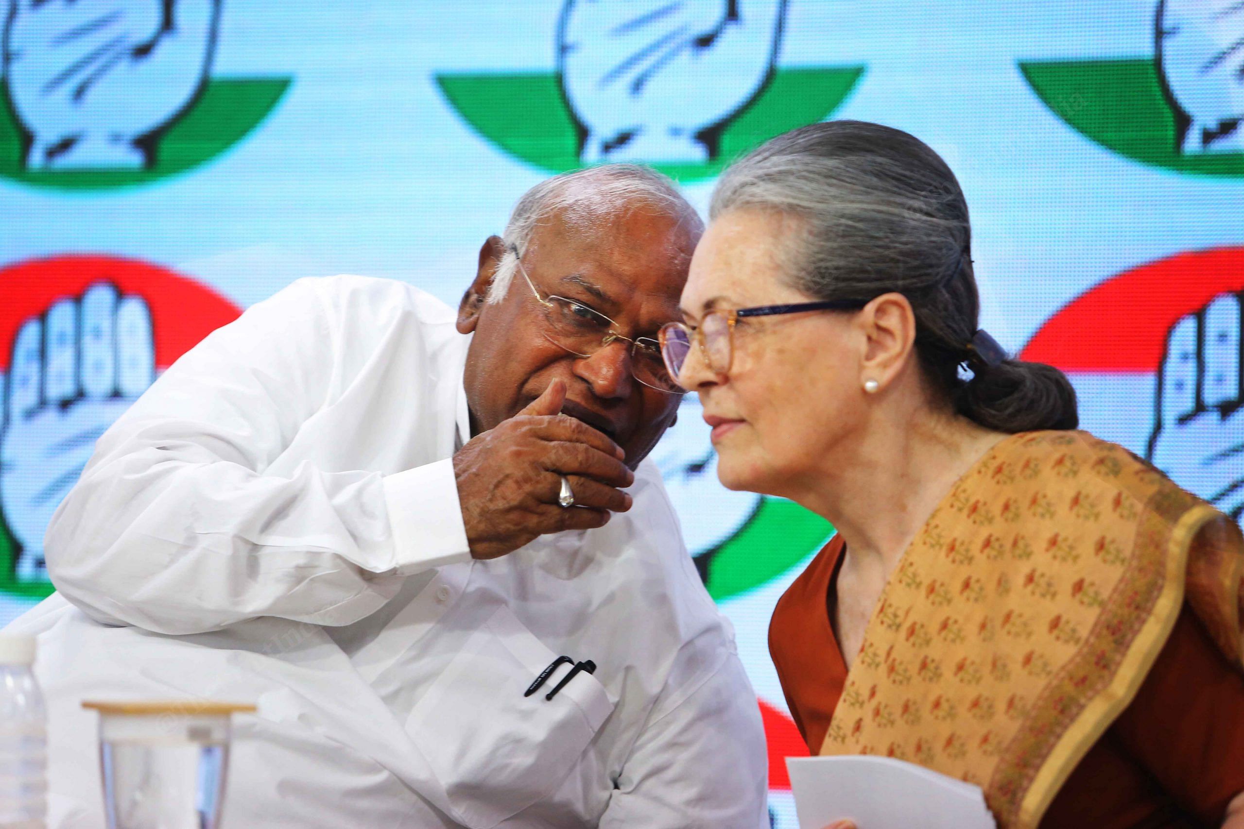 Kharge in conversation with Sonia Gandhi | Praveen Jain | ThePrint