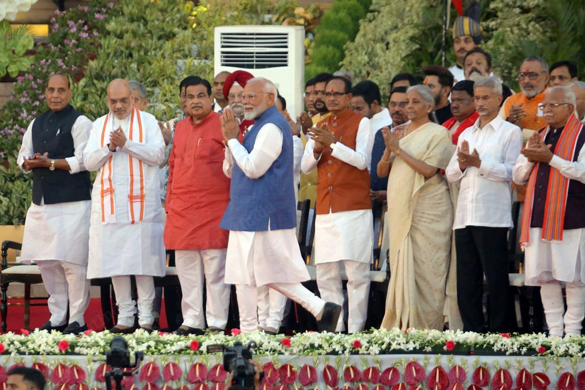 PM Modi arrives at Rashtrapati Bhavan | Praveen Jain | ThePrint