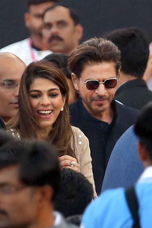 Indian Actor Shah Rukh Khan with his daughter during an event | Praveen Jain | ThePrint