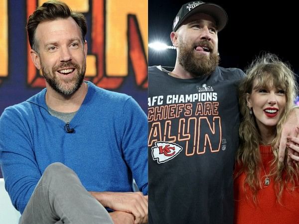 Jason Sudeikis teases Travis Kelce about marrying Taylor Swift