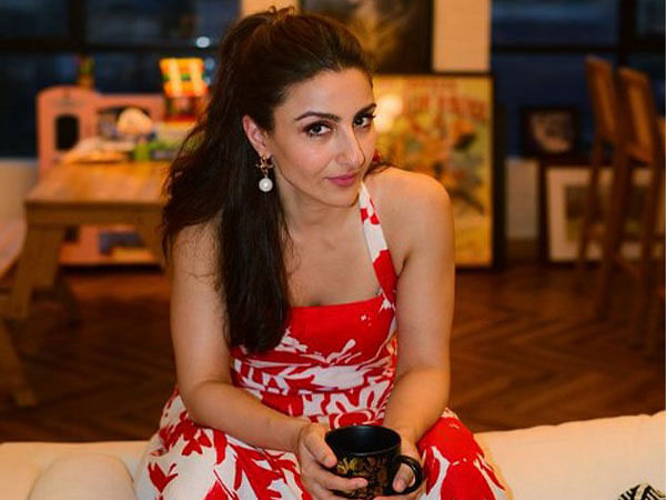 Soha Ali Khan stuns fans in gorgeous white and red dress