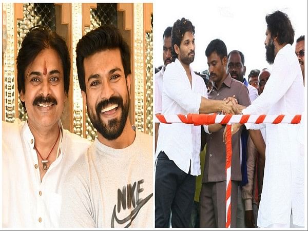 Ram Charan, Allu Arjun send congratulatory wishes to Pawan Kalyan "Garu"  over his win in elections – ThePrint – ANIFeed