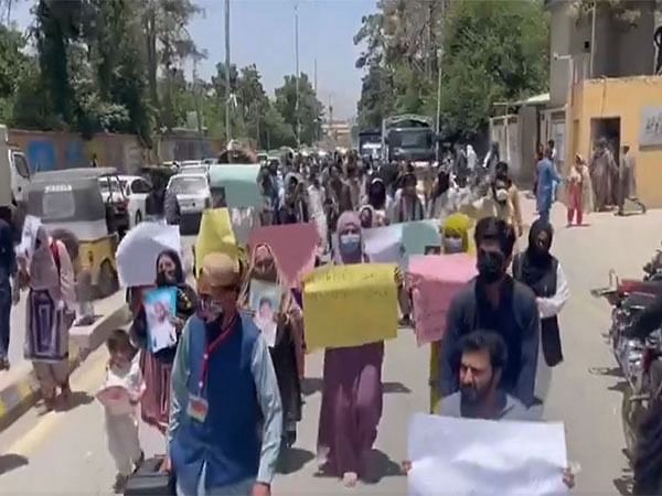 Family of abducted student protest in Kech as enforced disappearances goes high in Balochistan