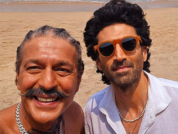 Chunky Panday drops pics with Aditya Roy Kapur