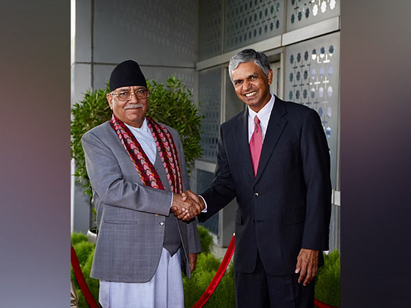 New Delhi: Nepal PM arrives to attend PM-designate Narendra Modi's swearing-in ceremony