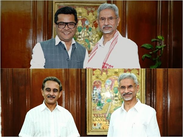 Jaishankar welcomes Kirti Vardhan Singh, Pabitra Margherita, new Ministers of State, to Team MEA