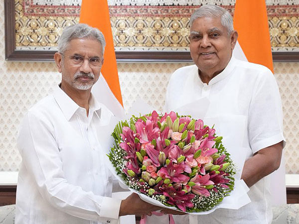 EAM Jaishankar calls on Vice President Jagdeep Dhankhar in New Delhi 