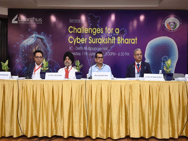 Lisianthus Tech organised an event on Challenges For A Cyber Surakshit Bharat  in association  with  CSAI (Cyber security association  of India)