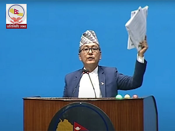 Nepali lawmaker tears 