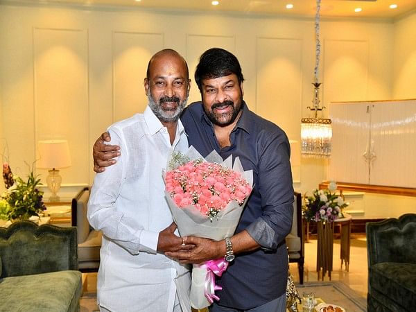 Telangana: Chiranjeevi meets MoS Bandi Sanjay Kumar