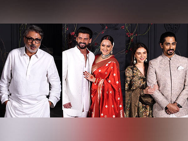 Heeramandi reunion: Sanjay Leela Bhansali, Aditi Rao Hydari, others add glam to Sonakshi's wedding reception