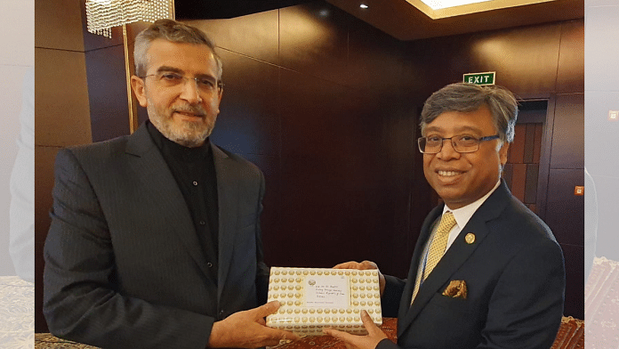 Foreign Minister of the Islamic Republic of Iran Dr. Ali Bagheri meets with SAARC's Secretary General Golam Sarwar | Credit: X(formerly Twitter)/@SaarcSec