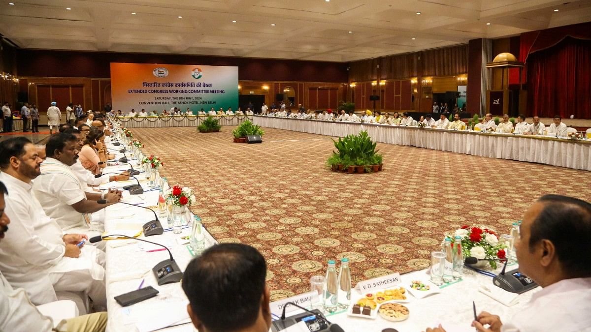 CWC meeting underway at The Ashok Hotel in New Delhi | Suraj Singh Bisht | ThePrint