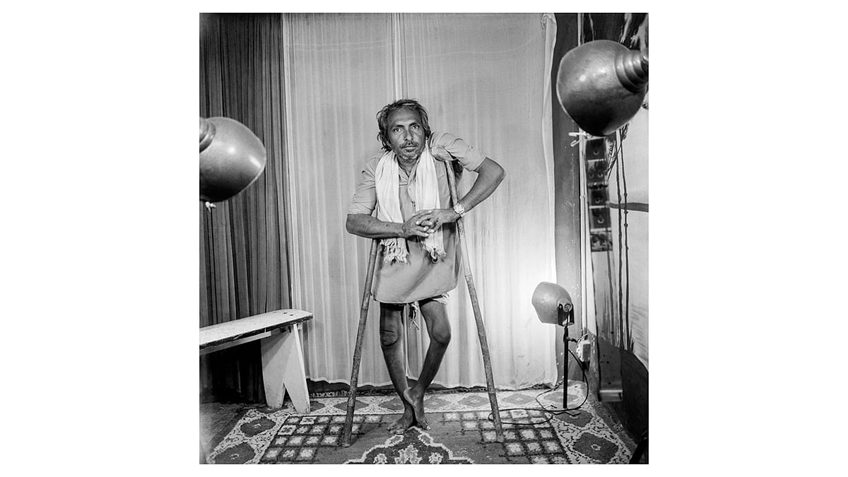 Untitled (Administrative Portrait), Suresh Punjabi, Suhag Studio, Nagda, Madhya Pradesh, c. 1979, Celluloid negative. | Museum of Art and Photography (MAP), Bengaluru