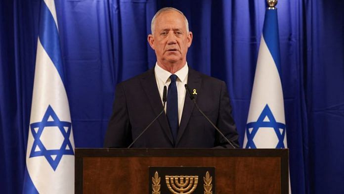 Israeli minister Benny Gantz/Reuters