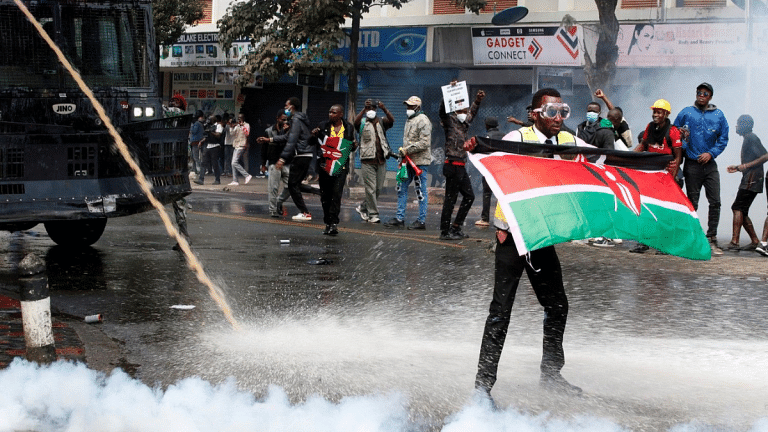 Part of Kenya parliament set ablaze as protesters try to storm it, several killed in police firing