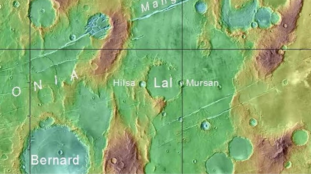 Indian scientists name 3 craters on red planet after geophysicist, 2 towns