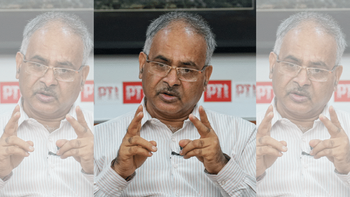 NCERT Director Dinesh Prasad Saklani during an interview with PTI, in New Delhi, Saturday, 15 June, 2024 | Credit: PTI