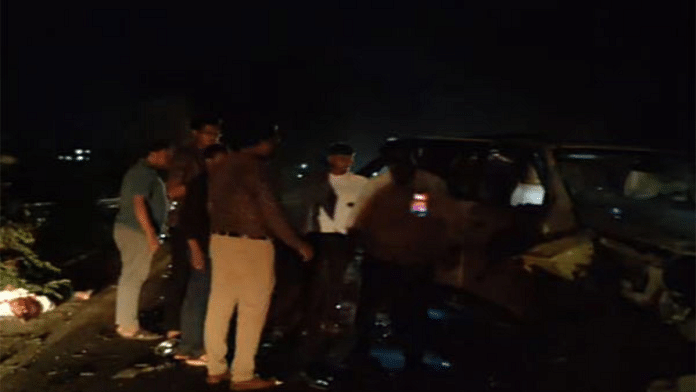 The accident took place on the Pune Nashik Highway near Kalamb village in Pune's Manchar, Saturday, 22 June | Credit: X(formerly Twitter)/@ani_digital