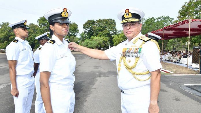 Sub-Lieutenant Anamika B Rajeev getting 'Golden Wings' | By special arrangement