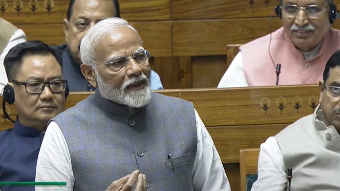 First Session of 18th Lok Sabha Prime Minister Narendra Modi speaks during election of the Speaker of the 18th Lok Sabha, in New Delhi on Wednesday | PTI Photo
