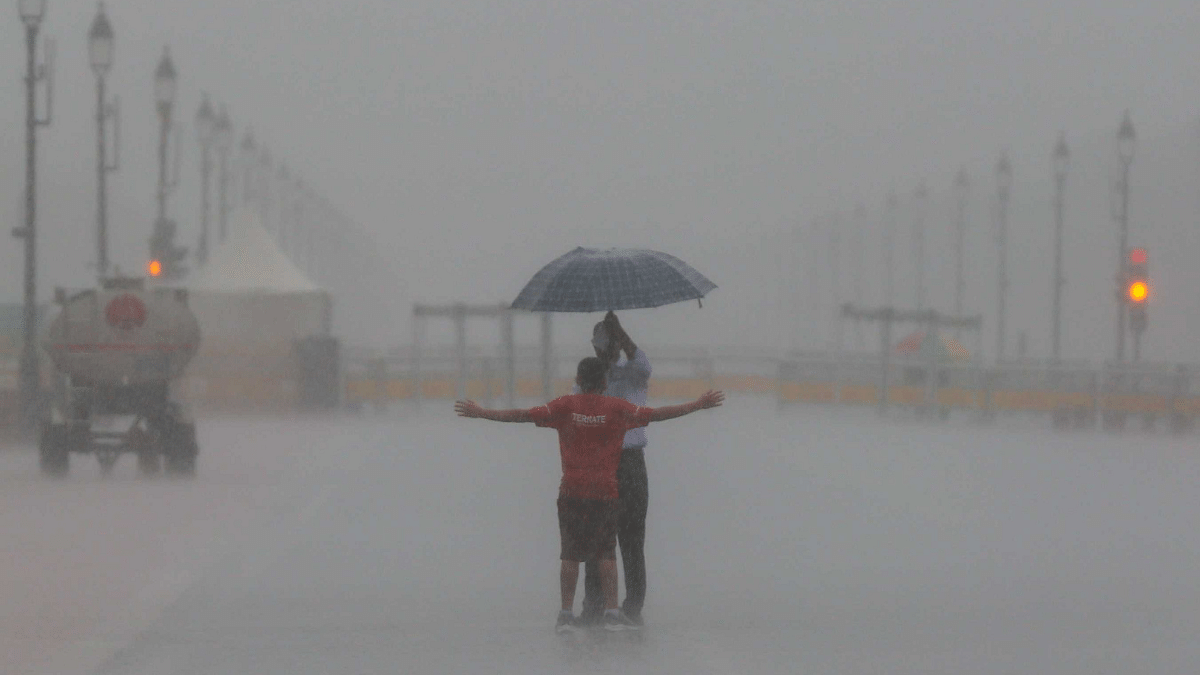 Rain Brings Respite In Delhi Imd Forecasts Cloudy Skies Rain And Gusty