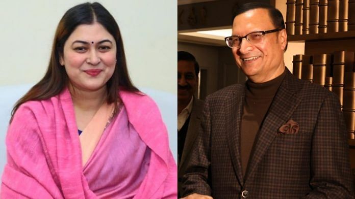 File photos: Congress spokesperson Ragini Nayak and India TV chief Rajat Sharma | X