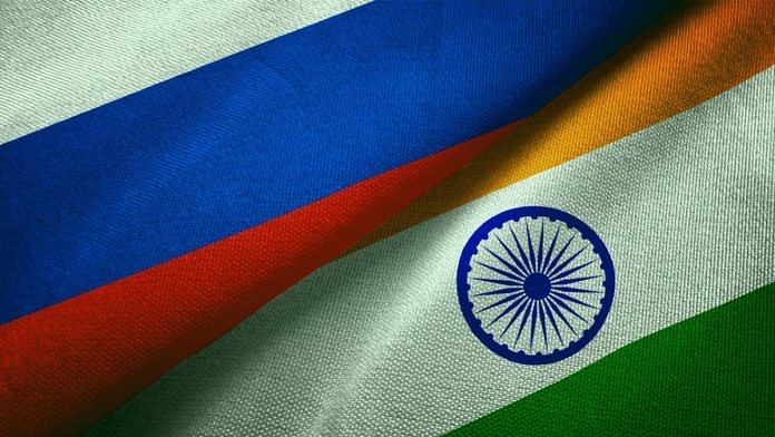 Flags of Russia & India | Representational image | X@RusEmbIndia