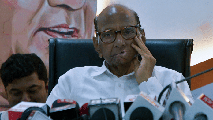 NCP (SP) chief Sharad Pawar | File photo | Credit: ANI