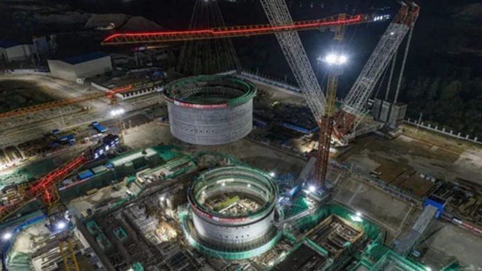 CNNC small modular reactor Linglong One installs heaviest component | Photo: China National Nuclear Corporation