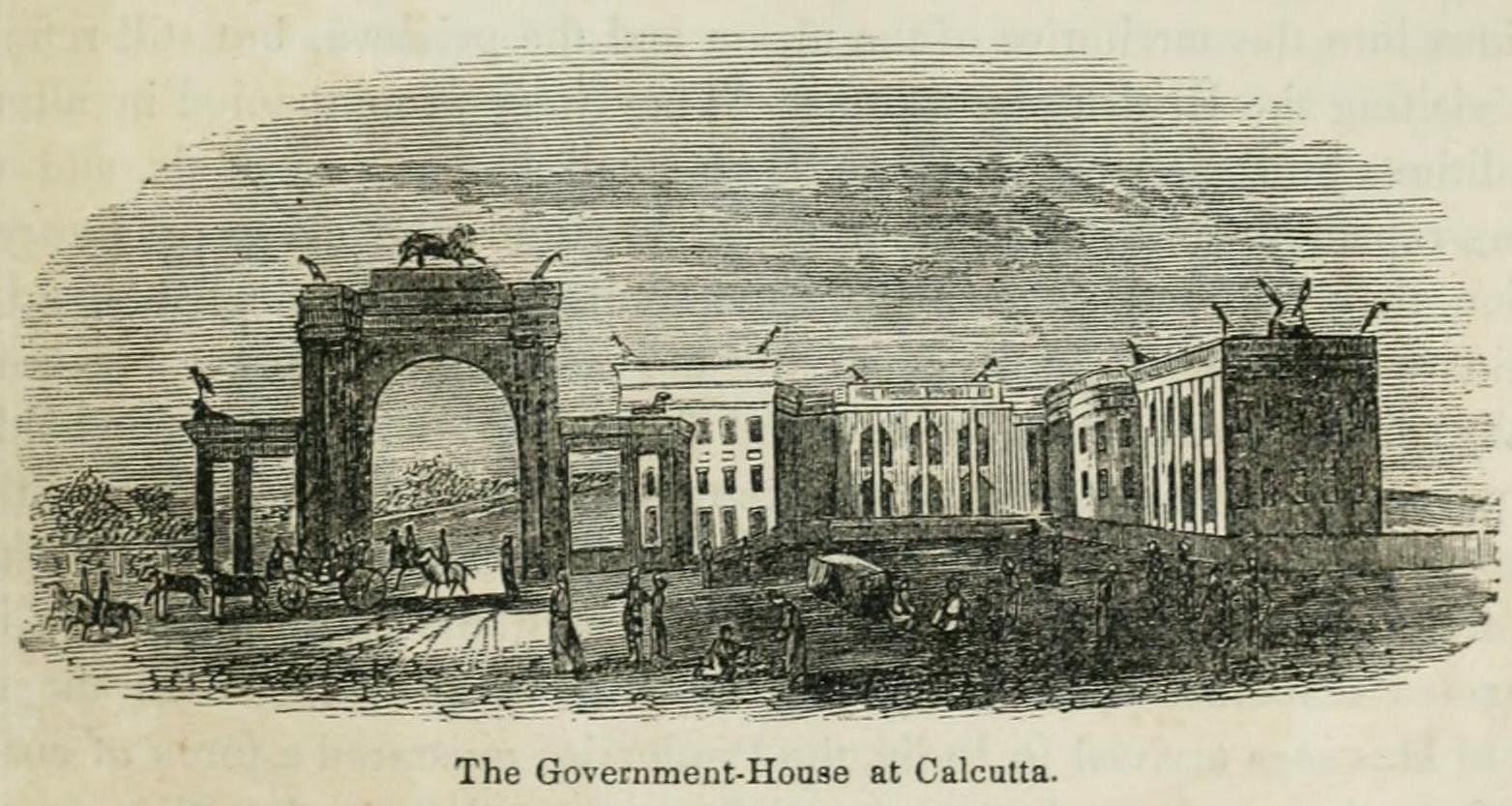 The governor house in 1800s Calcutta | Commons