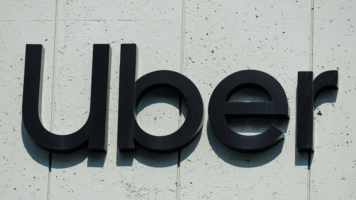 The Uber logo is shown on the building in Los Angeles, California, U.S., 14 February, 2024 | Reuters/Mike Blake/File Photo