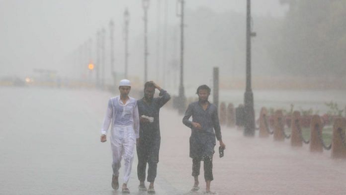 Heavy rainfall lash Delhi | Suraj Bisht | ThePrint