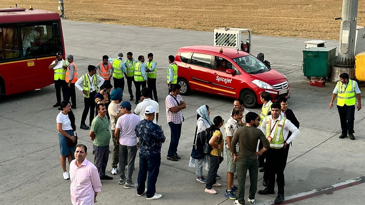 The flight was delayed by over three hours | By special arrangement | ThePrint