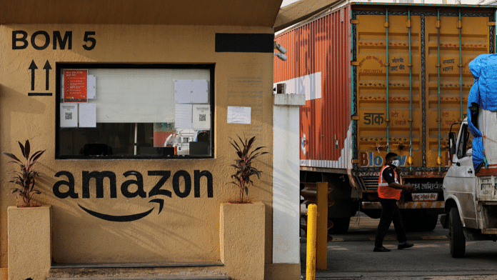 Amazon warehouse | File Photo | Reuters/Francis Mascarenhas