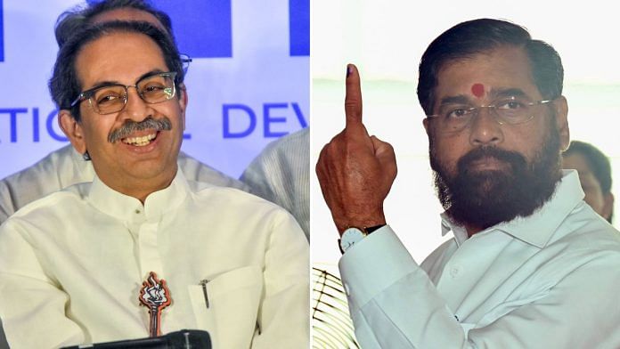 Udhhav Bal Thackeray & Eknath Shinde | ANI