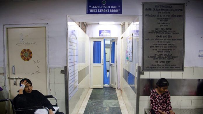 RML Hospital's dedicated heat-stroke unit | Photo: Manisha Mondal, ThePrint