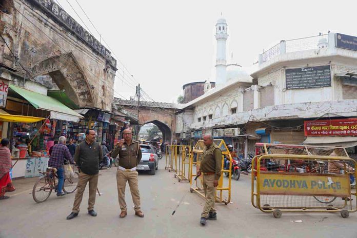 Representative image of Ayodhya police | Manisha Mondal | ThePrint