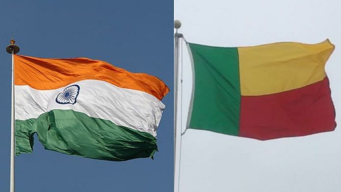 Flag of India and Benin | Representational Image/Wikimedia Commons