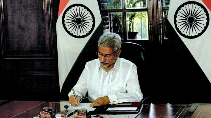 BJP MP S Jaishankar takes charge as the External Affairs Minister a day after portfolio allocation, in New Delhi, Tuesday, June 11, 2024 | PTI