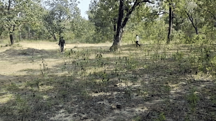 Representational image of security personnel conducting search operation near at Bijapur-Sukma border, in Sukma on 31 January, 2024 | Credit: ANI