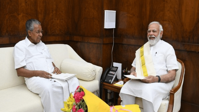 PM Modi and Kerala CM Pinarayi Vijayan | File Photo | ANI