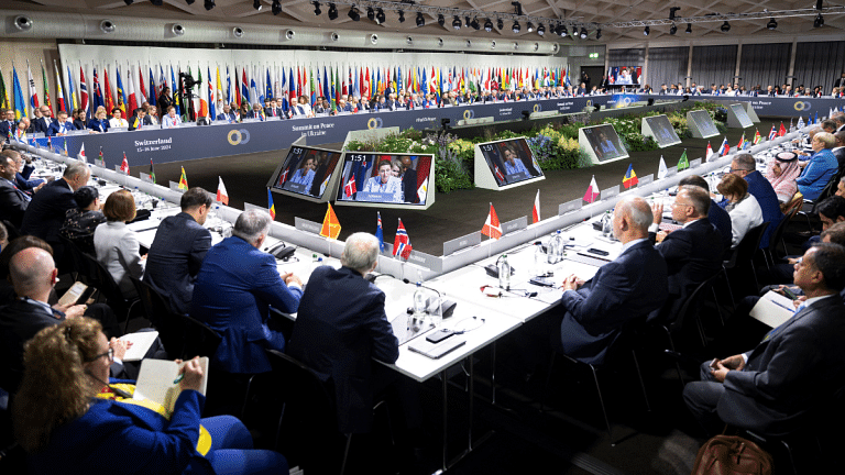 Ukraine summit strives for broad consensus to lean on Russia to end war